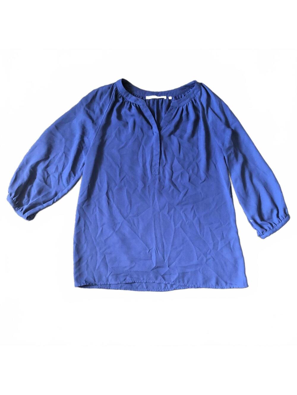 Violet + Claire Blue Sleeve Blouse Medium